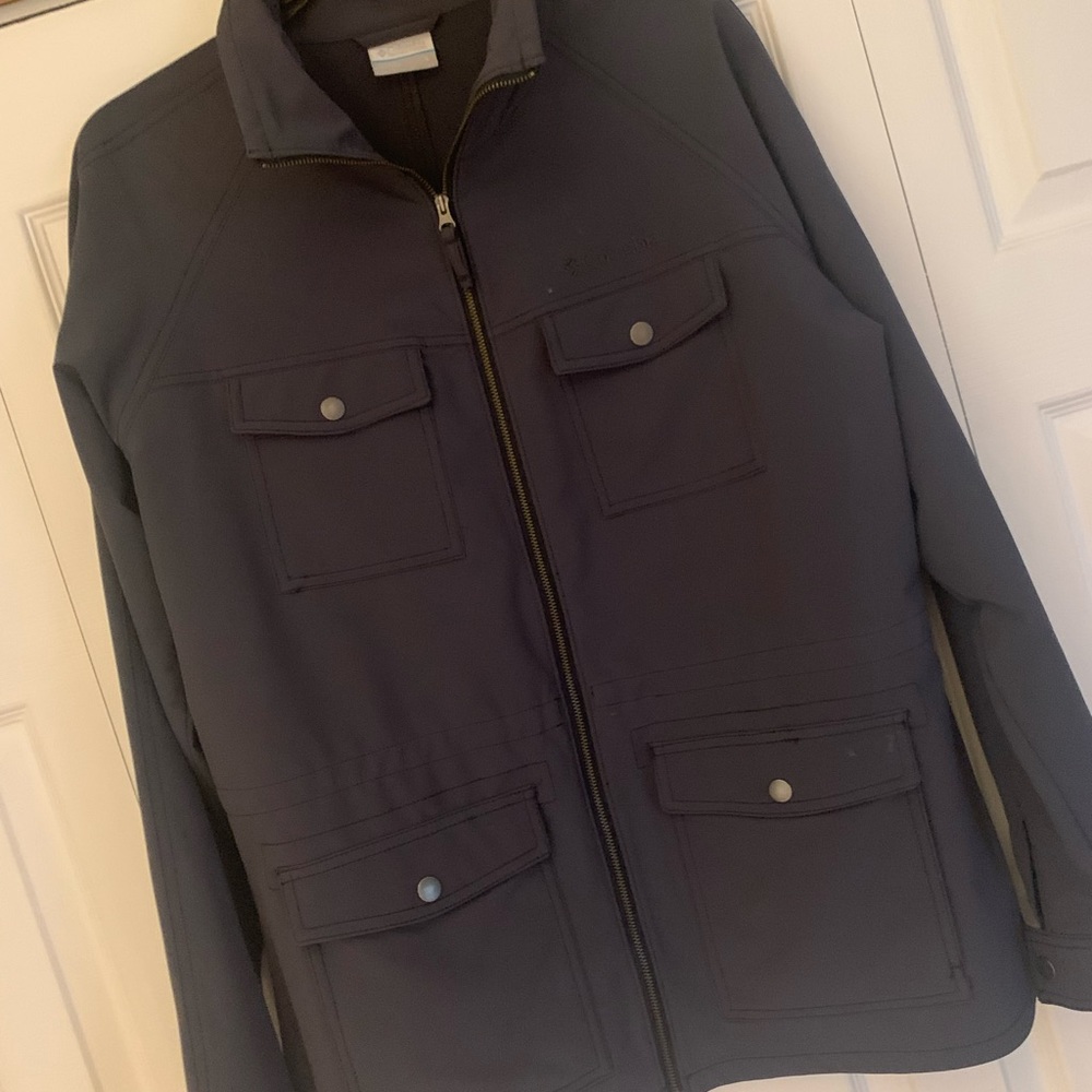 Columbia light weight gray jacket